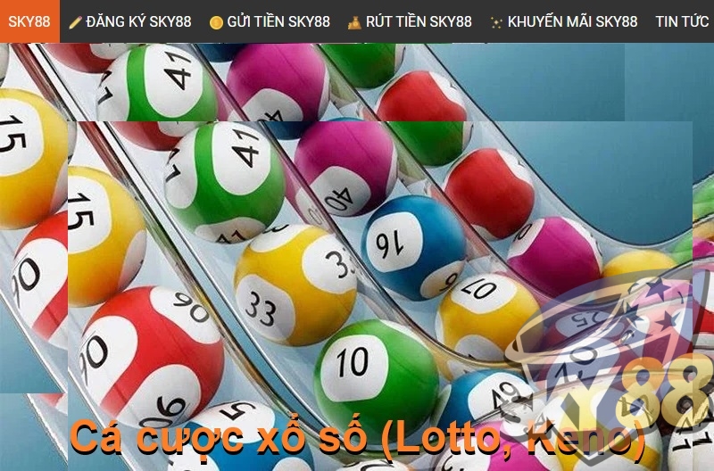 Cá cược xổ số (Lotto, Keno)